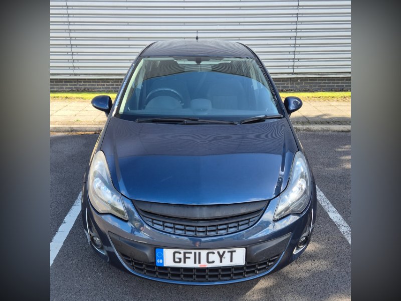 Blue 2011 Vauxhall Corsa 1.2 16V Excite Hatchback 5dr Petrol Manual Euro 5 A/C 85 ps in North Shields