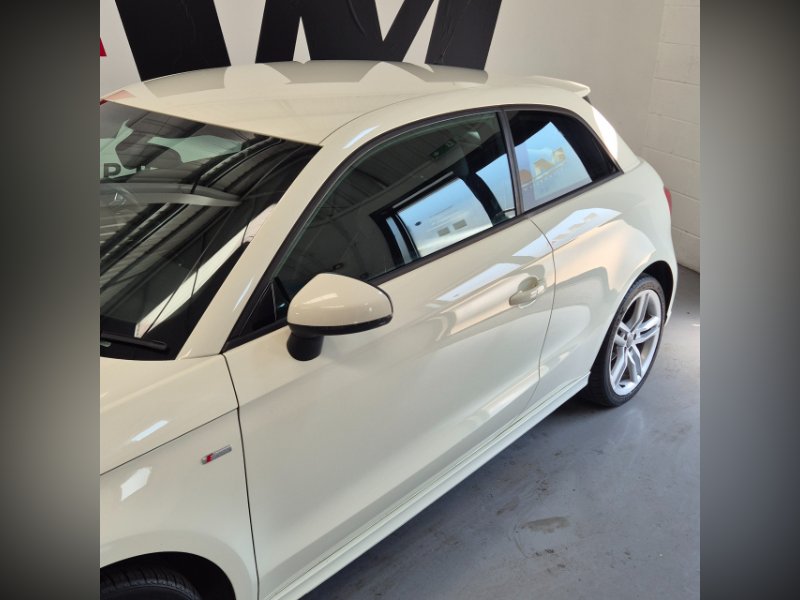 White 2012 Audi A1 1.4 TFSI S line Hatchback 3dr Petrol Manual Euro 5 s/s 122 ps in North Shields