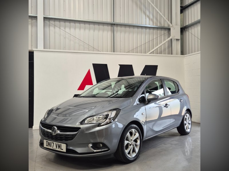 Grey Vauxhall Corsa 1.4i Turbo ecoFLEX SRi Hatchback 5dr Petrol Manual Euro 6 s/s 100 ps