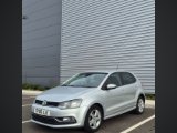Silver Volkswagen Polo 1.0 BlueMotion Tech Match Hatchback 5dr Petrol Manual Euro 6 s/s 75 ps