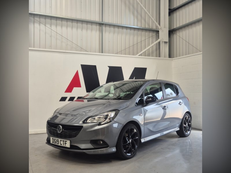 Grey Vauxhall Corsa 1.4i ecoTEC SRi VX Line Nav Black Hatchback 5dr Petrol Manual Euro 6 90 ps