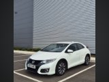 White Honda Civic 1.4 i-VTEC SE Plus Hatchback 5dr Petrol Manual Euro 6 s/s 100 ps