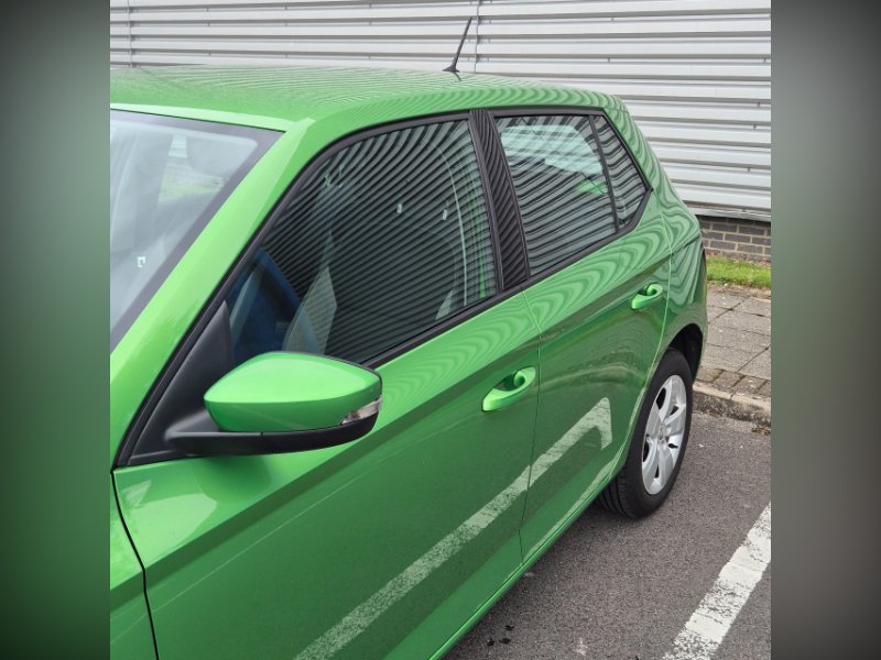 Green 2016 Skoda Fabia 1.2 TSI SE Hatchback 5dr Petrol DSG Euro 6 s/s 110 ps in North Shields